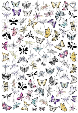 Слайдер-дизайн Crazy Shine Nails mini: BUTTERFLIES 4607790911934