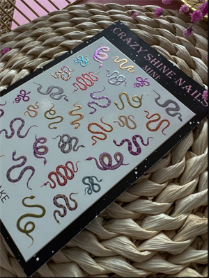 Слайдер-дизайн Crazy Shine Nails mini foil: SNAKE 4607790930034