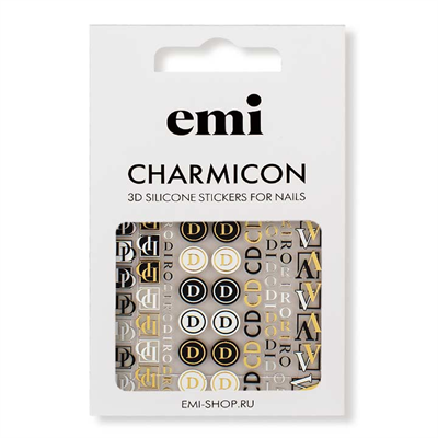 SALE E.Mi Charmicon 3D Silicone Stickers №186 Логомания 2011000027230