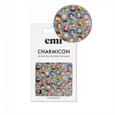 E.Mi Charmicon 3D Silicone Stickers №203 Эмоджи 2011000028381