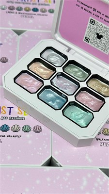 Палетка для Дизайна ногтей с гель- красками Lakres & Alexandrovna_Nailartist PearL 2000000055220