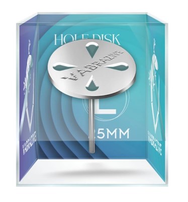 HOLE Диск L с отверстиями, ножка 3 см, диаметр 25мм 4601234611794