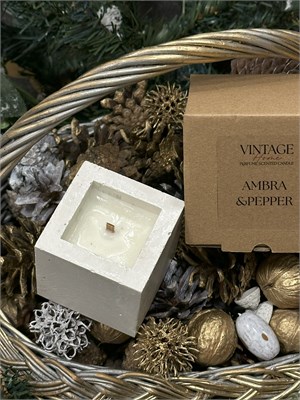 Спа-свеча Vintage Home, Ambra&Peper в керамике 50 мл 2000000033846