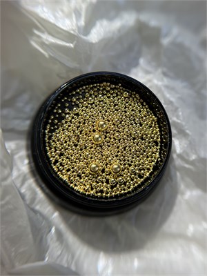 Бульонки микс в баночке золото 2052393133368