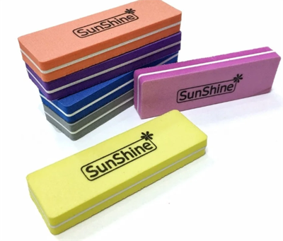 Минибаф Nail Sunshine 100/180 прямоугольник 2093166024124