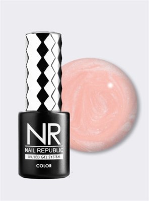 Nail Republic-012 Гель-лак, PEARL PRINT Жемчужный персик 10 мл 1119745