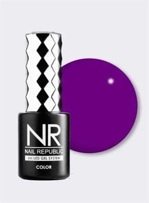 Nail Republic-157 Sun kissed гель-лак, Глубокий фиолетово-черный 10 мл 463052403318