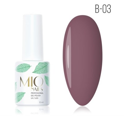 Гель-лак Mio B-03 Томный взгляд, 8 мл 4603741475630
