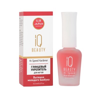 IQ BEAUTY Глянцевый укрепитель ногтей/Hi-Speed Hardener, 12,5мл 4610210592354