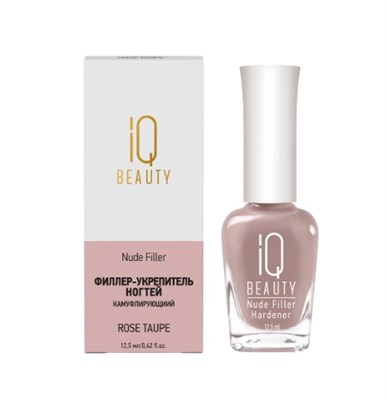 IQ BEAUTY Средство для ногтей / Филлер-укрепитель ногтей Nude Filler / камуфлирующий / Rose Taupe, 12.5 мл 4610210593245