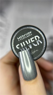 Гель-краска Lakres Mercury Silver 5 мл (жидкий металл) 2000000014555