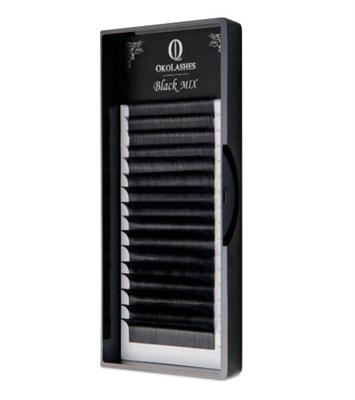OkoLashes Ресницы BLACK mix (L 0.10 8-14 мм) 2000000004334