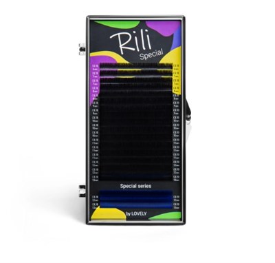 Ресницы черные Rili Special (green) - 18 линий MIX (L 0.10 6-13мм) 8933720133487