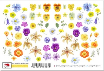 Наклейки с липким слоем Stickers «Surprise for Ann» (S-24) 7930098781884