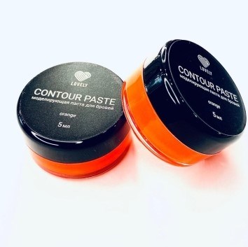 CONTOUR PASTE моделирующая паста для бровей цветная, оранжевая 5 мл 2000000032498