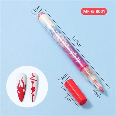 Акриловый маркер Acrylic Paint Pen 0,7 мм (красный) 2000000015521