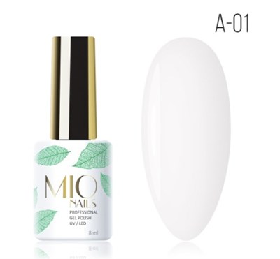 Mio Гель-лак A-01. Первый снег, 8 мл 4603741475432