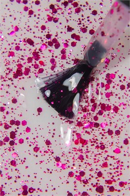 Топ Lakres Glittter Fuksia, 10 мл 2034785906750