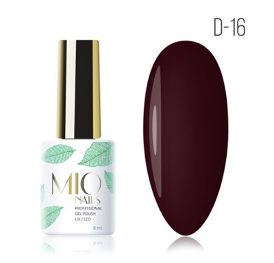Mio Гель-лак. D-16. Гранат, 8 мл 4603741476125