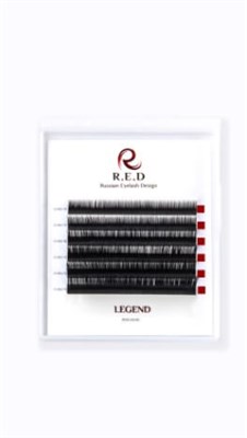 Ресницы черные R.E.D "Legend" 6 линий D 0.10 MIX mini  5-6 mm 2043979027935