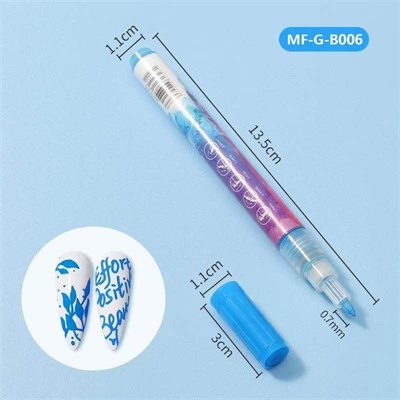 Акриловый маркер Acrylic Paint Pen 0,7 мм (голубой) 2000000015538