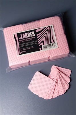 Салфетки Lakres 540 шт розовые 2000000003436