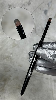 Кисть Lakres овальная №6 black с колпачком 2000000036397