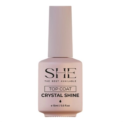 SHE Топ  CRYSTAL SHINE 15 мл 4673733960925