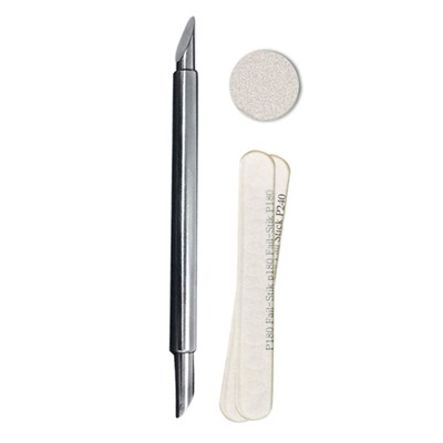 Набор для маникюра Stick+ File с металлическим пушером №7 Vabrazive 4601234569439