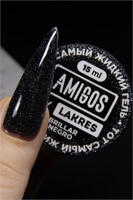 Тот самый Жидкий гель AMIGOS BRILLAR NEGRO, 15 мл П-G-008-L
