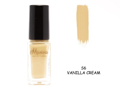 Лак-краска для стемпинга "Малина" S6, Vanilla Cream, 6 мл 2059992037059