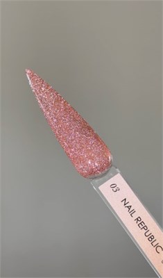 Nail Republic Flash 03 гель-лак светоотражающий, Бежевый (10 мл) 1121178