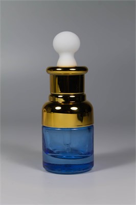 Бутылка с пипеткой Beauty Glass 20 мл синяя 2000000045511