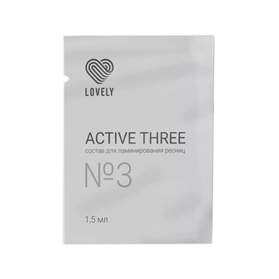 Состав для ламинирования ресниц № 3 "ACTIVE THREE", 1,5 мл 8809970021273