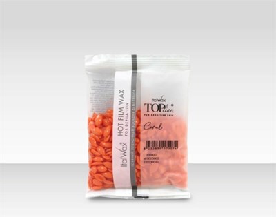 Воск горячий (пленочный) ITALWAX  Top Line Coral (Коралл) гранулы 100 гр 2000001001066