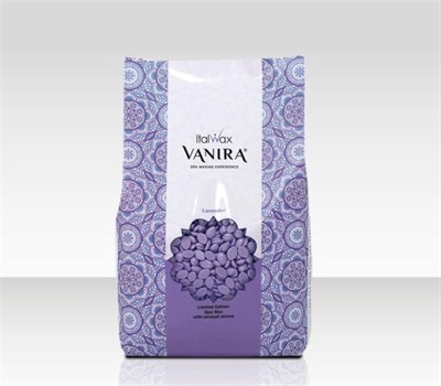 Воск горячий (пленочный) ITALWAX Vanira (Лаванда) гранулы 1 кг 8032835177055-1