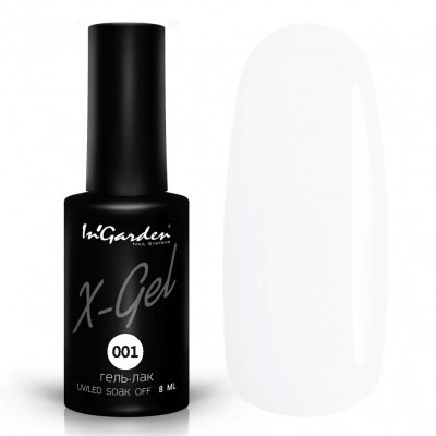 InGarden Гель-лак X-Gel N° 1, 8 мл 46213013