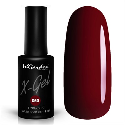 InGarden Гель-лак X-Gel N° 60, 8 мл 2000000075600