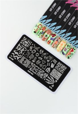 -30% Пластина для стемпинга Go! Stamp 299 Groovy Vibes 2546131606165