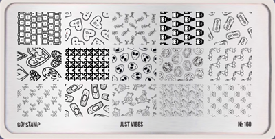 -30% Пластина для стемпинга Go! Stamp 160 Just Vibes 2546131604338