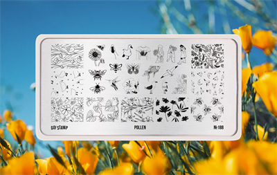 -30% Пластина для стемпинга Go! Stamp 188 Pollen 2546131604772