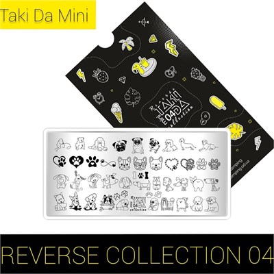 -30% Пластина для стемпинга ТакиДа mini 04 Reverse Collection 2063171419796