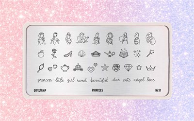 -30% Пластина для стемпинга Go! Stamp 31 Princess 2546131600651