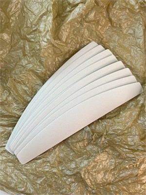 Сменные файлы лодочка 240 грит, 10 шт (white) 2075786222609