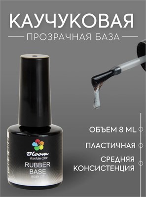 База Bloom каучуковая прозрачная 8 мл 4603739342869