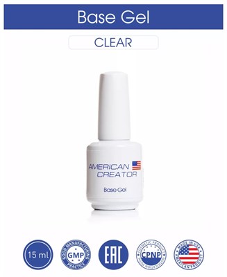 American Creator Базовое покрытие Base gel 15мл 102121000010