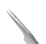 Пинцет для наращивания ресниц Rili, серия NanoFiber, тип Прямой с изгибом 4657810001916