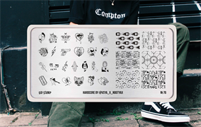 -30% Пластина для стемпинга Go! Stamp 76 Hardcore by @vsya_v_nogtyax 2546131601375