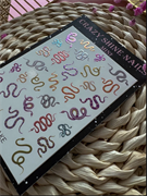 Слайдер-дизайн Crazy Shine Nails mini foil: SNAKE 4607790930034