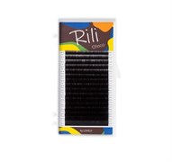 Ресницы темно-коричневые Rili Choco - 16 линий - MIX (D 0.10 8-15мм) 8933720122665